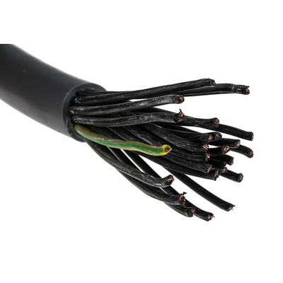 RS PRO Control Cable, 25 Cores, 0.5 mm², YY, Unscreened, 50m, Grey PVC Sheath, 20 AWG
