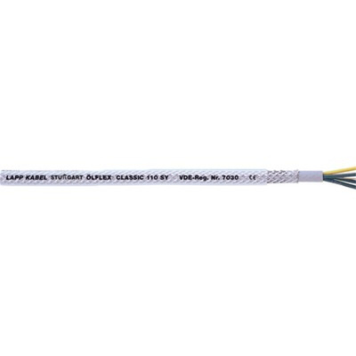 Lapp ÖLFLEX CLASSIC 110 SY Control Cable, 12 Cores, 0.75 mm², SY, Screened, 50m, Transparent PVC Sheath, 18 AWG