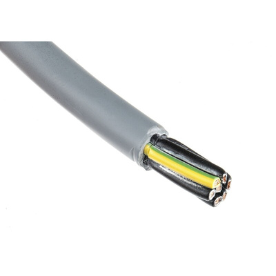 Lapp ÖLFLEX CLASSIC 130 H Control Cable, 7 Cores, 1.5 mm², YY, Unscreened, 50m, Grey LSZH Sheath, 15 AWG