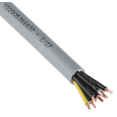 Lapp ÖLFLEX CLASSIC 130 H Control Cable, 7 Cores, 0.75 mm², YY, Unscreened, 50m, Grey LSZH Sheath, 18 AWG
