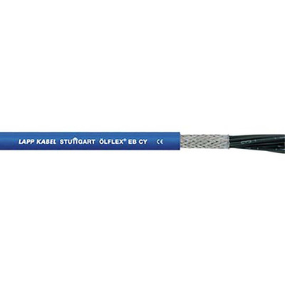 Lapp ÖLFLEX EB CY Control Cable, 5 Cores, 0.75 mm², YY, Screened, 50m, Blue PVC Sheath, 18 AWG
