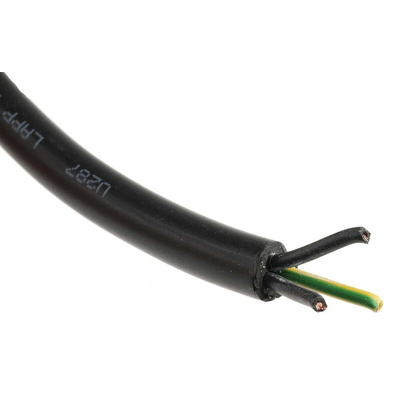 Lapp ÖLFLEX CLASSIC 110 Control Cable, 3 Cores, 0.75 mm², YY, Unscreened, 50m, Black PVC Sheath, 18 AWG