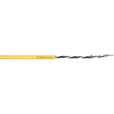 Igus CF77.UL.D Control Cable, 5 Cores, G1.0, Unscreened, 100m, Black/Green/White Thermoplastic Elastomers TPE Sheath