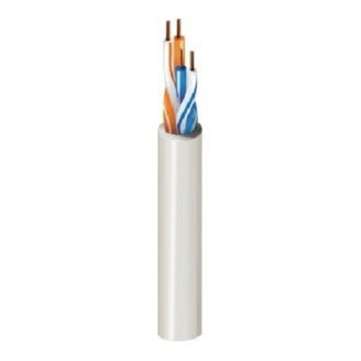 Belden 7703NH Multicore Industrial Cable, 2 Cores, 0.33 mm², Screened, 305m, White Low Smoke Zero Halogen (LSZH)