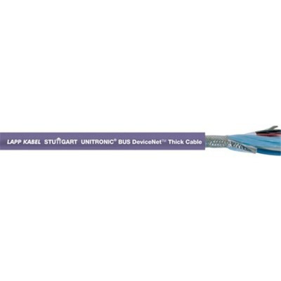 Lapp UNITRONIC BUS DN Data Cable, 4 Cores, 0.86 mm², Screened, 100m, Purple PVC Sheath, 18 AWG