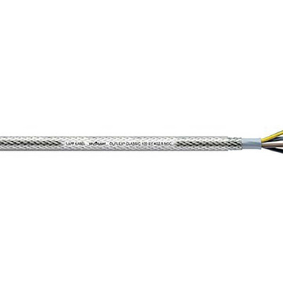 Lapp ÖLFLEX CLASSIC 100 SY Control Cable, 4 Cores, 1 mm², SY, Screened, 50m, Grey PVC Sheath, 17 AWG