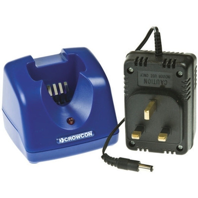 Crowcon C01947 Power Tool Charger for use with Gasman Personal Gas Monitors, UK Plug