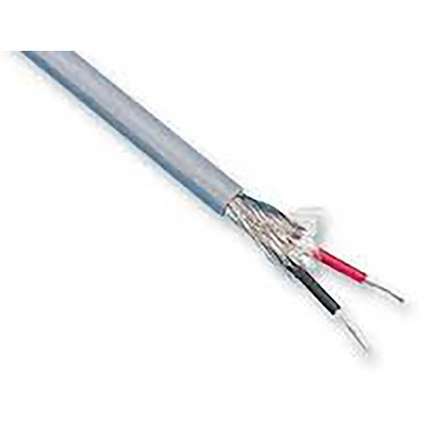 Belden 4200UE Control Cable, 2 Cores, 1.5 mm², Unscreened, 100m, Grey LSZH Sheath, 16 AWG