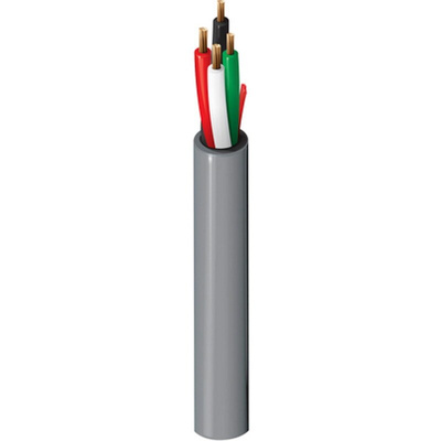 Belden 5302UE Control Cable, 4 Cores, 0.82 mm², Unscreened, 152m, Grey PVC Sheath, 18 AWG