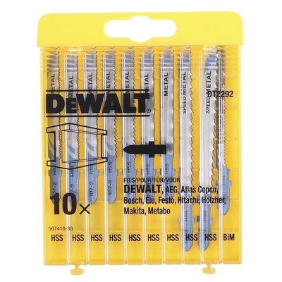 DeWALT 50 mm, 70 mm Cutting Length Jigsaw Blade, Pack of 10