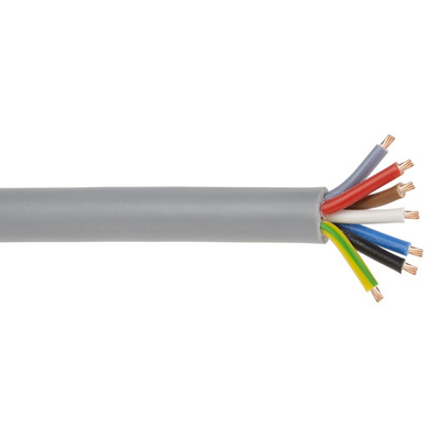 Lapp ÖLFLEX CLASSIC 100 Control Cable, 7 Cores, 0.5 mm², YY, Unscreened, 50m, Grey PVC Sheath, 20 AWG