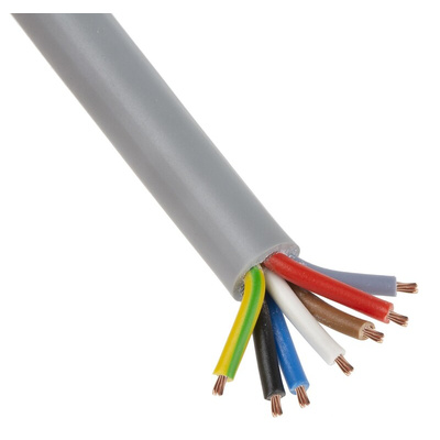 Lapp ÖLFLEX CLASSIC 100 Control Cable, 7 Cores, 0.5 mm², YY, Unscreened, 50m, Grey PVC Sheath, 20 AWG