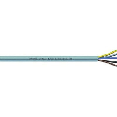 Lapp ÖLFLEX CLASSIC 100 Control Cable, 7 Cores, 0.75 mm², YY, Unscreened, 50m, Grey PVC Sheath, 18 AWG