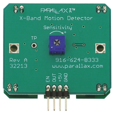 Parallax Inc 32213, X-Band Motion Sensor Module