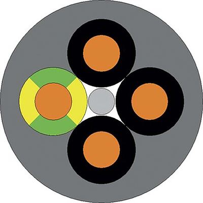 Lapp ÖLFLEX CLASSIC 110 Control Cable, 25 Cores, 1.5 mm², YY, Unscreened, 50m, Grey PVC Sheath, 16 AWG