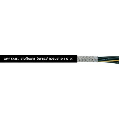Lapp ÖLFLEX ROBUST 215 C Control Cable, 4 Cores, 2.5 mm², Screened, 50m, Black TPE Sheath, 13 AWG