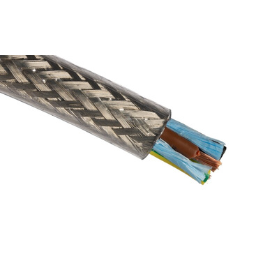 Lapp ÖLFLEX SERVO 2YSLCY Control Cable, 4 Cores, 6 mm², CY, Screened, 50m, Transparent PVC Sheath, 9 AWG