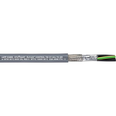 Lapp ÖLFLEX CONTROL TM CY Control Cable, 7 Cores, 1 mm², CY, Screened, 50m, Grey, 18 AWG