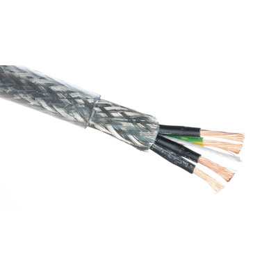 Lapp ÖLFLEX CLASSIC 110 CY Control Cable, 4 Cores, 2.5 mm², CY, Screened, 50m, Transparent PVC Sheath, 13 AWG