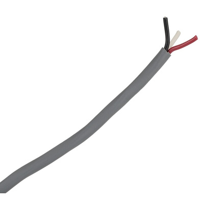 Alpha Wire Alpha Essentials Control Cable, 3 Cores, 0.56 mm², Unscreened, 30m, Grey PVC Sheath, 20 AWG