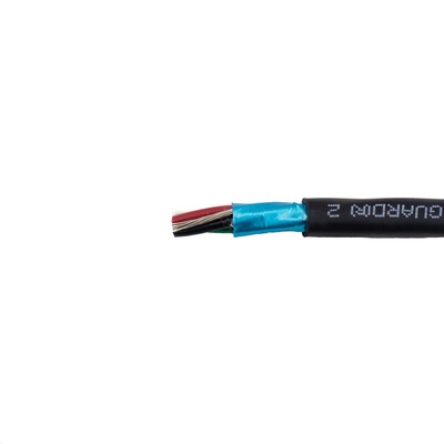 Alpha Wire Xtra-Guard 2 Control Cable, 6 Cores, 0.35 mm², Screened, 30m, Black PUR Sheath, 22 AWG