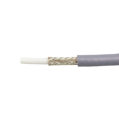 Alpha Wire Control Cable, 1 Cores, 1.23 mm², DEF STAN, Screened, 30m, Grey PVC Sheath, 16 AWG