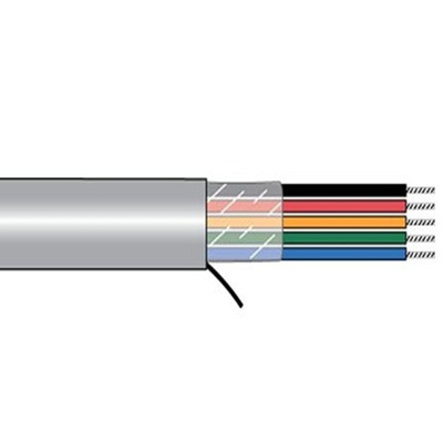 Alpha Wire 5052C Multicore Cable, 2 Cores, 0.73 mm², Unscreened, 1000ft, Grey PVC Sheath, 20