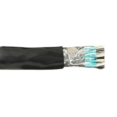 Alpha Wire 882204 Control Cable, 4 Cores, 0.46 mm², Unscreened, 1000ft, Grey PVC Sheath, 22