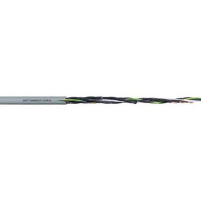 Igus chainflex CF130.UL Control Cable, 25 Cores, 0.25 mm², Unscreened, 25m, Grey PVC Sheath, 24 AWG