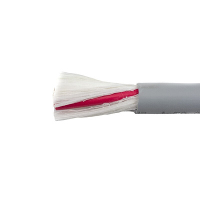 Alpha Wire EcoFlex Control Cable, 4 Cores, 2 mm², ECO, Unscreened, 30m, Grey mPPE Sheath, 14 AWG