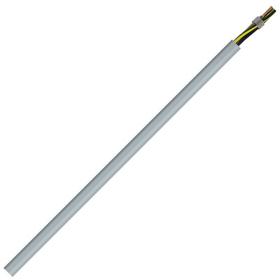 AXINDUS Harmoflex H05VV5-F Control Cable, 3 Cores, 1 mm², H05VV5F, Unscreened, 50m, Grey PVC, type TM5 Sheath, 17 AWG