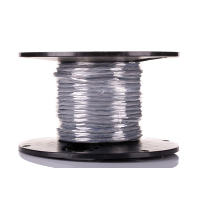 Alpha Wire Alpha Essentials Control Cable, 5 Cores, 0.81 mm², Unscreened, 30m, Grey PVC Sheath, 18 AWG