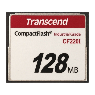 Transcend CF220I CompactFlash Industrial 128 MB SLC Compact Flash Card
