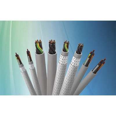 Belden MachFlex Control Cable, 3 Cores, 0.75 mm², YY, Unscreened, 100m, Grey PVC Sheath