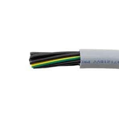 Alpha Wire Control Cable, 12 Cores, 1 mm², YY, Unscreened, 100m, Grey PVC Sheath