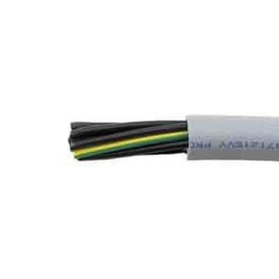 Alpha Wire Control Cable, 9 Cores, 1.5 mm², YY, Unscreened, 50m, Grey PVC Sheath