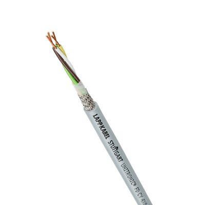 Lapp UNITRONIC FD CY Control Cable, 18 Cores, 0.34 mm², CY, Screened, 100m, Grey PVC Sheath, 22