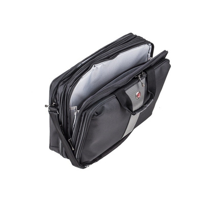 Wenger Legacy 17in  Laptop Briefcase, Black