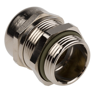 Lapp SKINTOP Series Nickel Plated Brass Cable Gland, M25 Thread, 9mm Min, 17mm Max, IP68