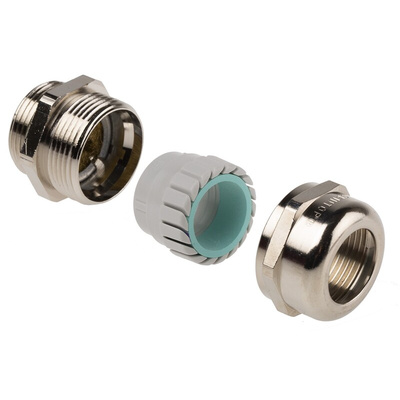 Lapp SKINTOP Series Nickel Plated Brass Cable Gland, M25 Thread, 9mm Min, 17mm Max, IP68
