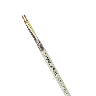 Lapp UNITRONIC Data Cable, 2 Cores, 0.75 mm², LiHCH, Unscreened, 100m, Grey Low Smoke Zero Halogen (LSZH) Sheath