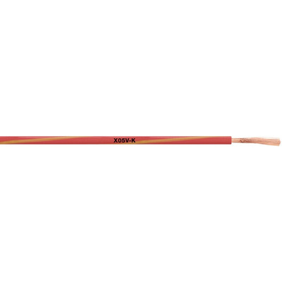 Lapp X05V-K Power Cable, 1 Cores, 0.5 mm², Unscreened, 250m, White/Yellow PVC Sheath, 20 AWG