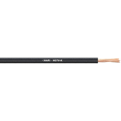Lapp X07V-K Control Cable, 1 Cores, 1.5 mm², Unscreened, 100m, Yellow PVC Sheath, 16