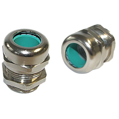 Lapp SKINTOP Series Nickel Plated Brass Cable Gland, M12 Thread, 3.5mm Min, 7mm Max, IP68