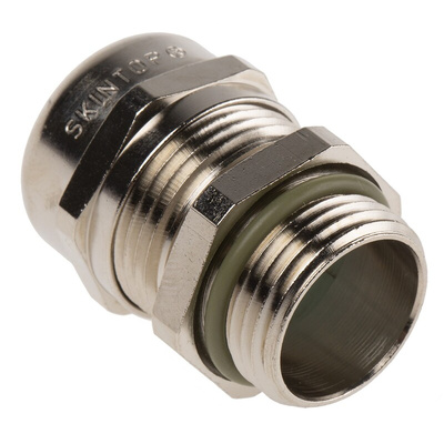 Lapp SKINTOP Series Nickel Plated Brass Cable Gland, M20 Thread, 7mm Min, 13mm Max, IP68
