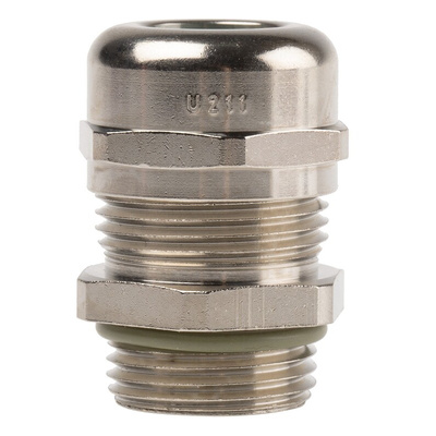 Lapp SKINTOP Series Nickel Plated Brass Cable Gland, M20 Thread, 7mm Min, 13mm Max, IP68