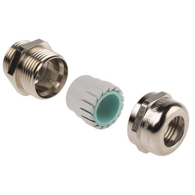 Lapp SKINTOP Series Nickel Plated Brass Cable Gland, M20 Thread, 7mm Min, 13mm Max, IP68