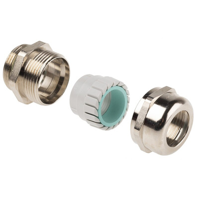 Lapp SKINTOP Series Nickel Plated Brass Cable Gland, M25 Thread, 9mm Min, 17mm Max, IP68