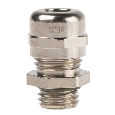 Lapp SKINTOP Series Nickel Plated Brass Cable Gland, M12 Thread, 3.5mm Min, 7mm Max, IP68