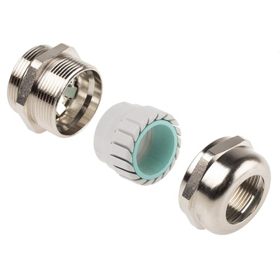 Lapp SKINTOP Series Nickel Plated Brass Cable Gland, M32 Thread, 11mm Min, 21mm Max, IP68